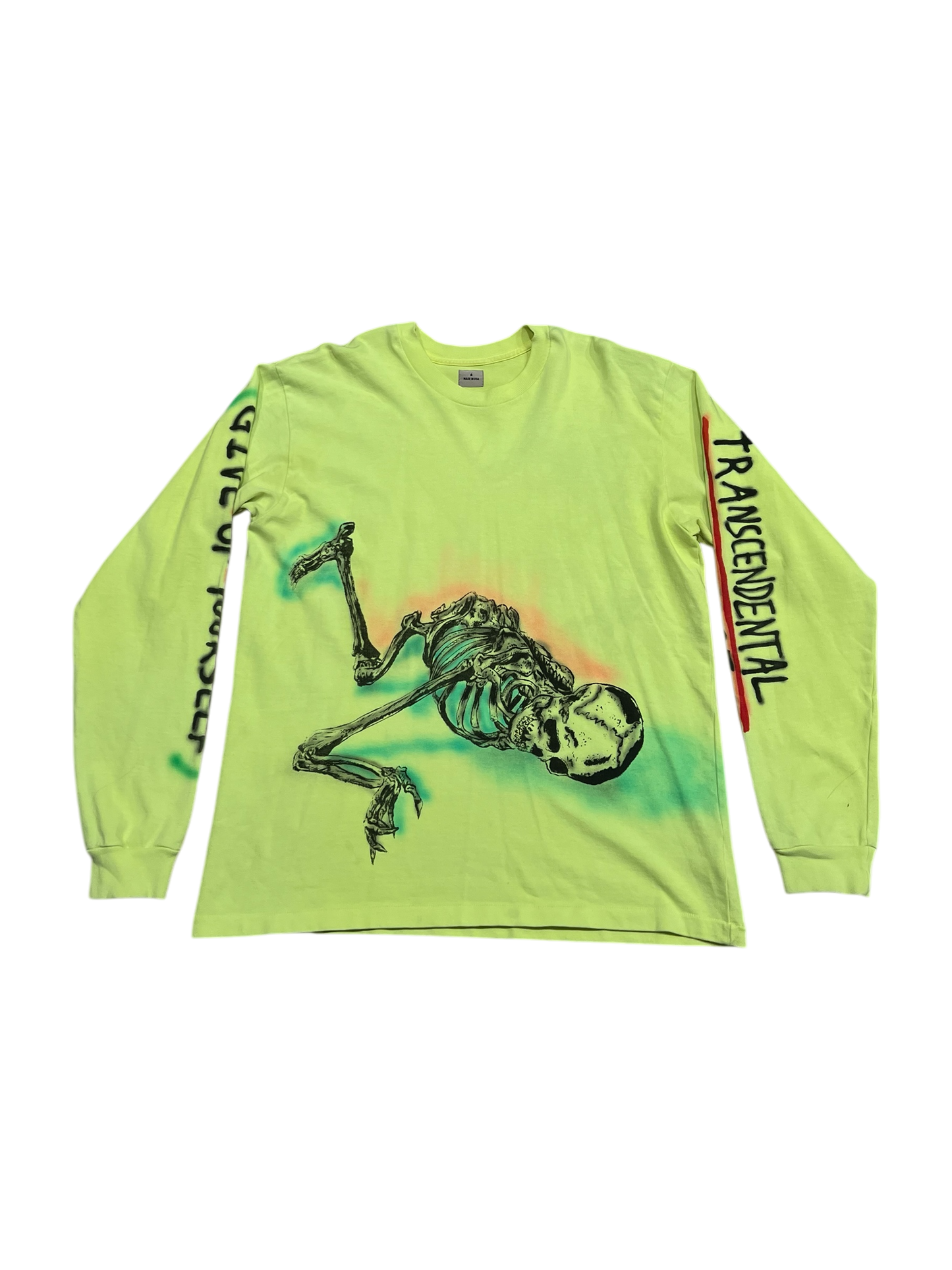 YZY Wes Lang Skeleton Long Sleeve