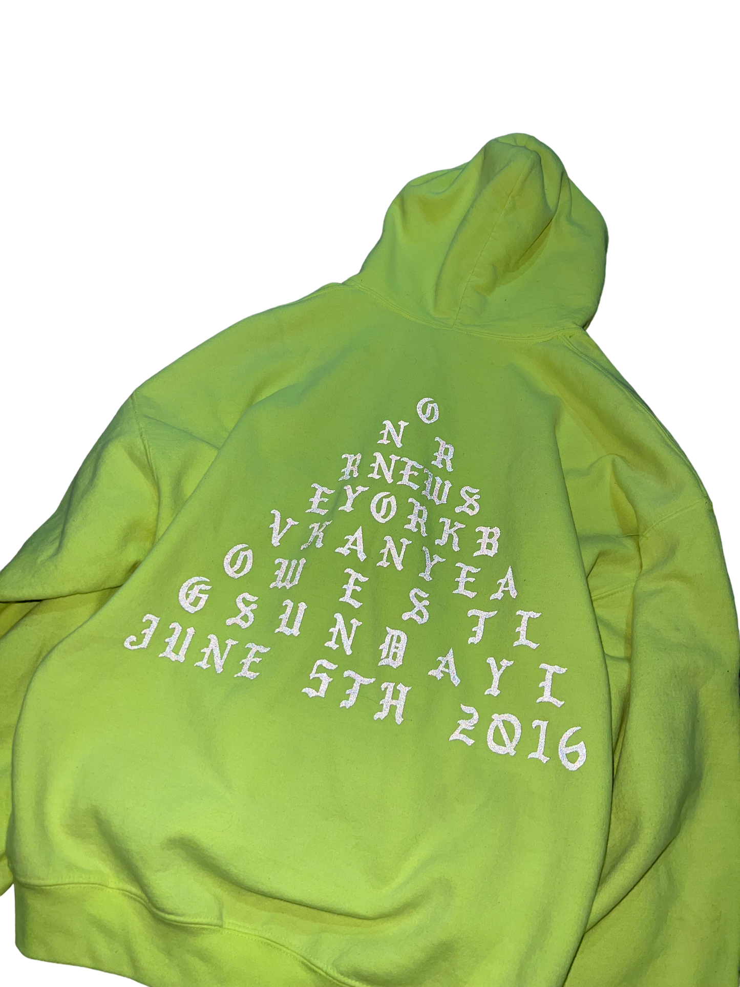 YZY TLOP Unreleased Sample Reflective Hoodie