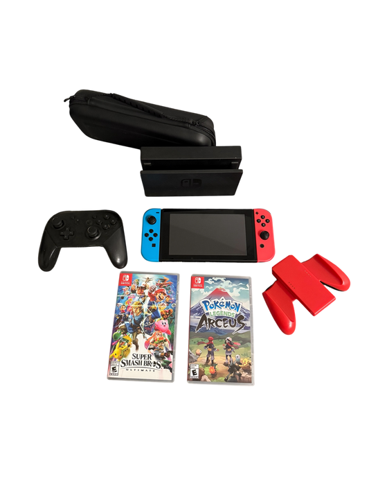 Nintendo Switch 32 GB Neon Blue & Neon Red Joy-Con Bundle