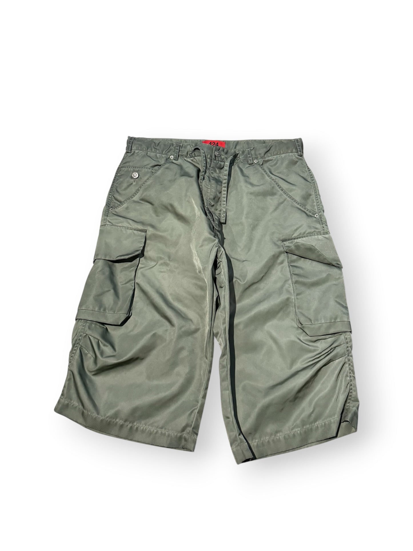424 Satin Cargo Shorts