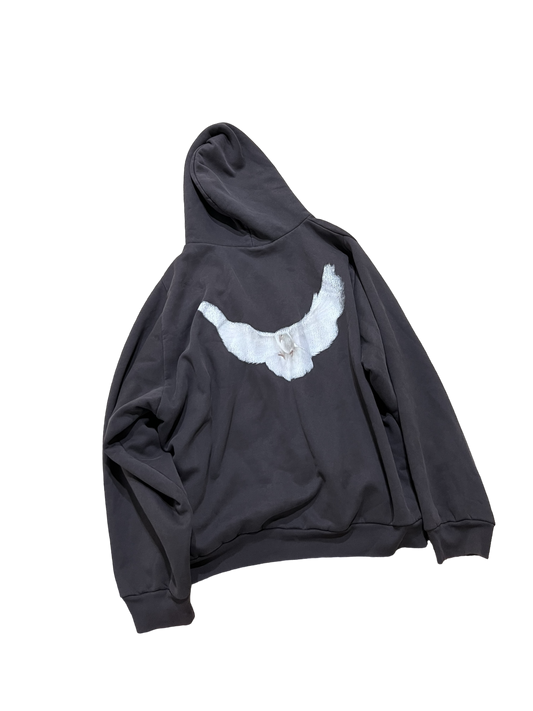 YZY Gap Dove Shrunken Hoodie