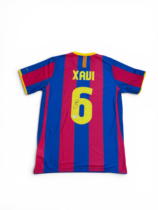 MVPs.com Xavi #6 Signed                  FC Barcelona Jersey