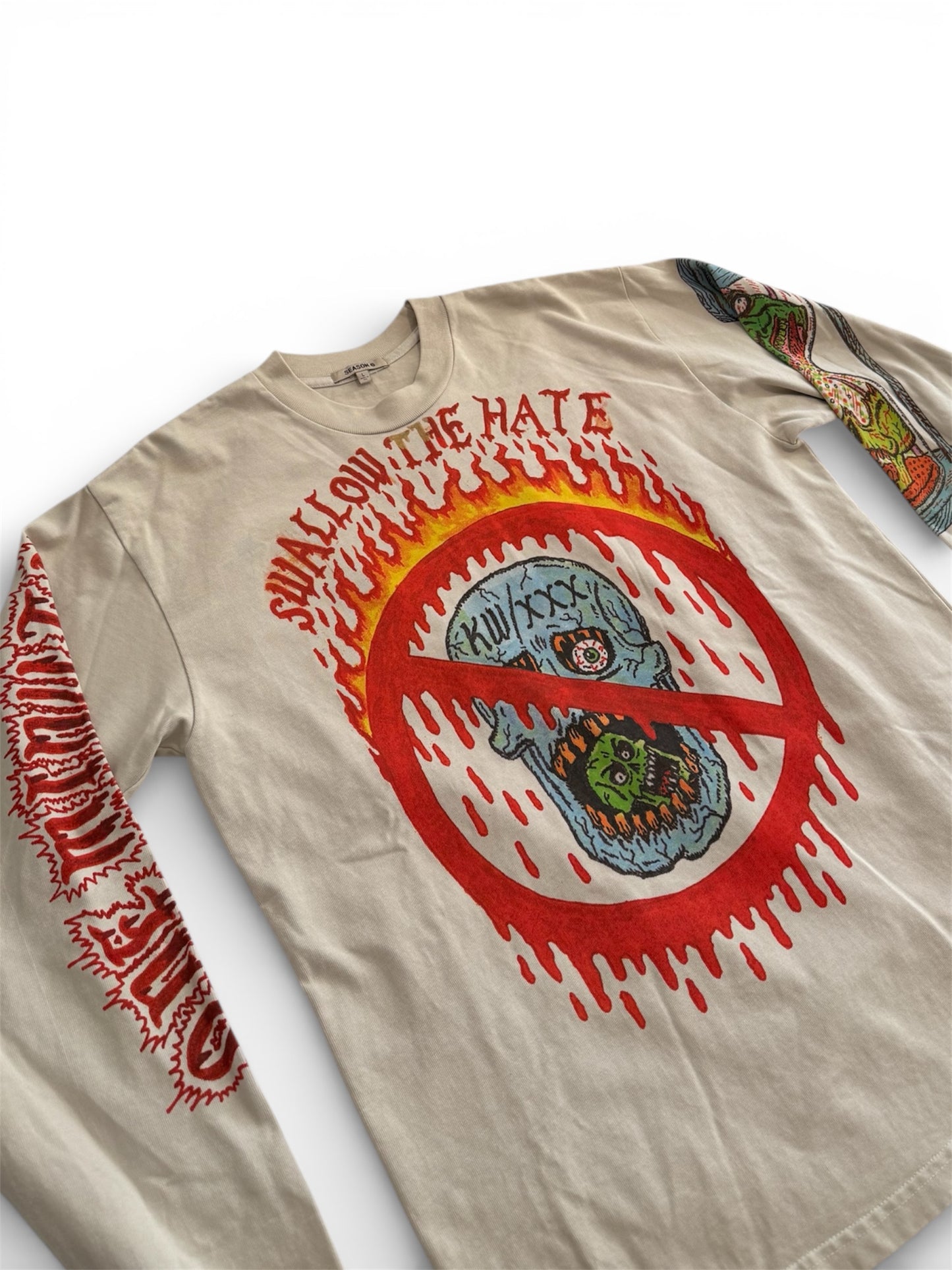YZY Season 6 XXXTentacion Swallow The Hate Long Sleeve