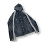 Balenciaga x Adidas Sample Hooded Denim Jacket