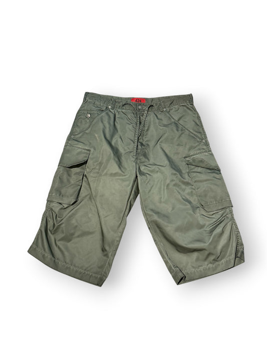 424 Satin Cargo Shorts
