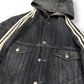 Balenciaga x Adidas Sample Hooded Denim Jacket