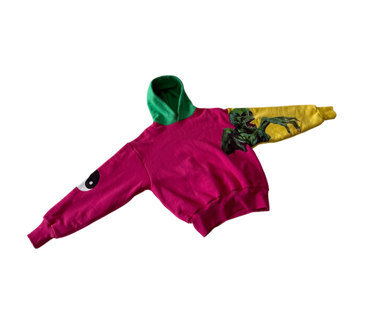 YZY 2020 Sample Skele Double Layer Hoodie