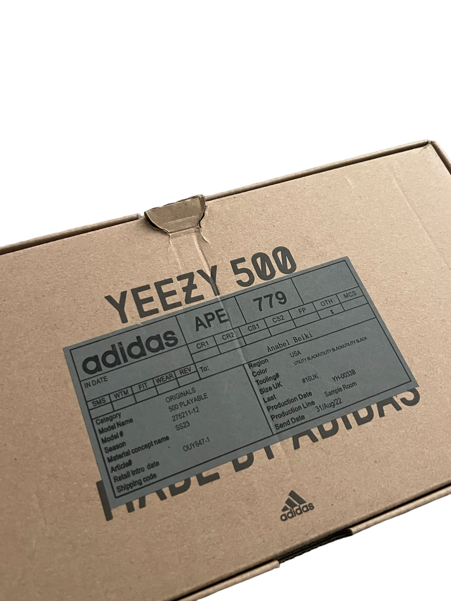 YZY Adidas 500 Playable Sample