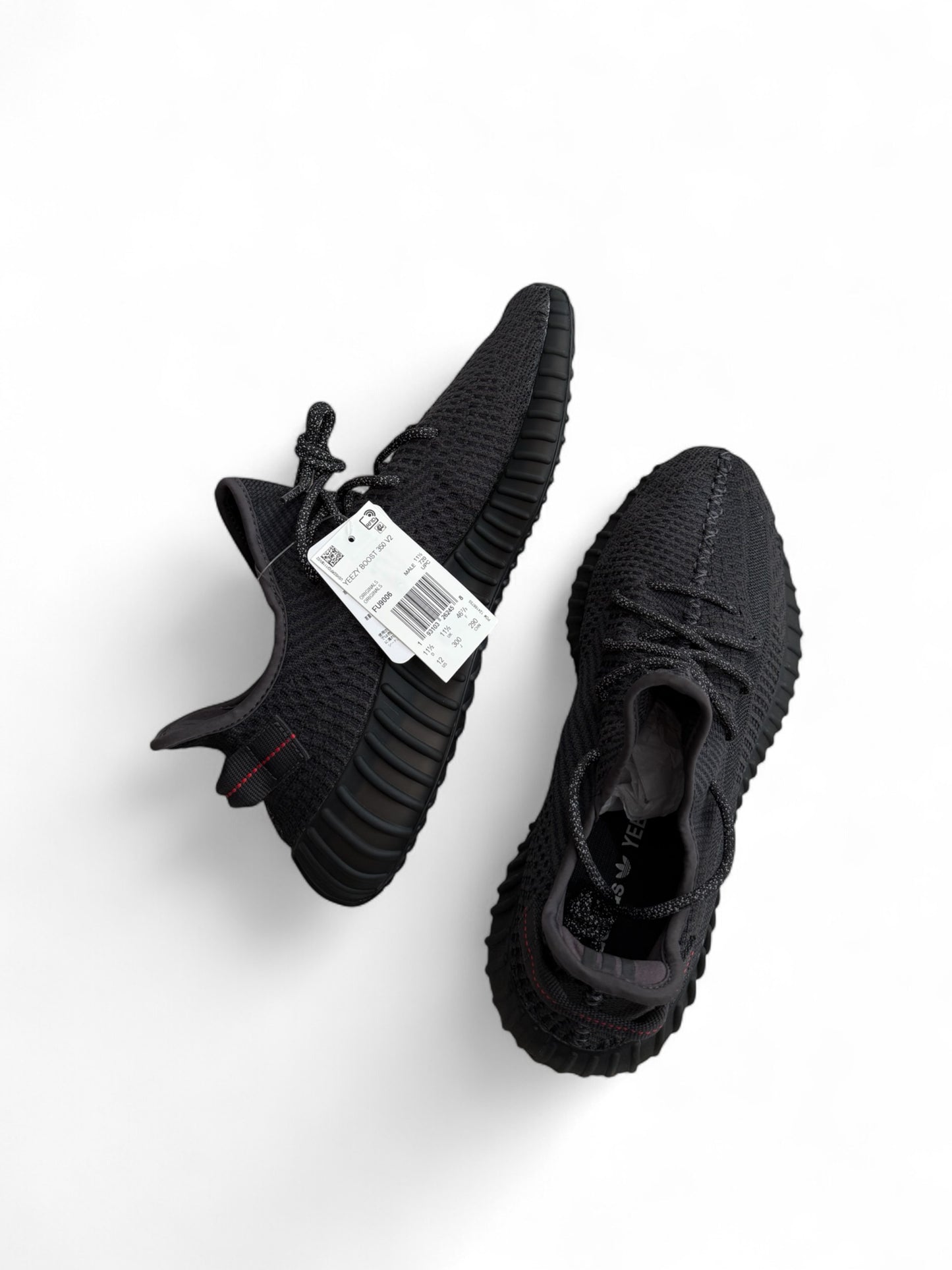 Adidas YZY 350 V2 Black               Non-Reflective