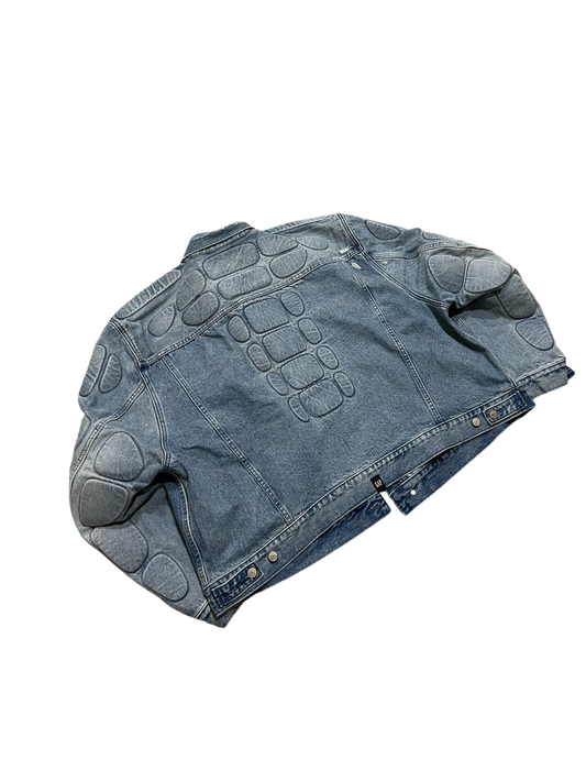 YZY Gap Balenciaga Padded Denim Jacket