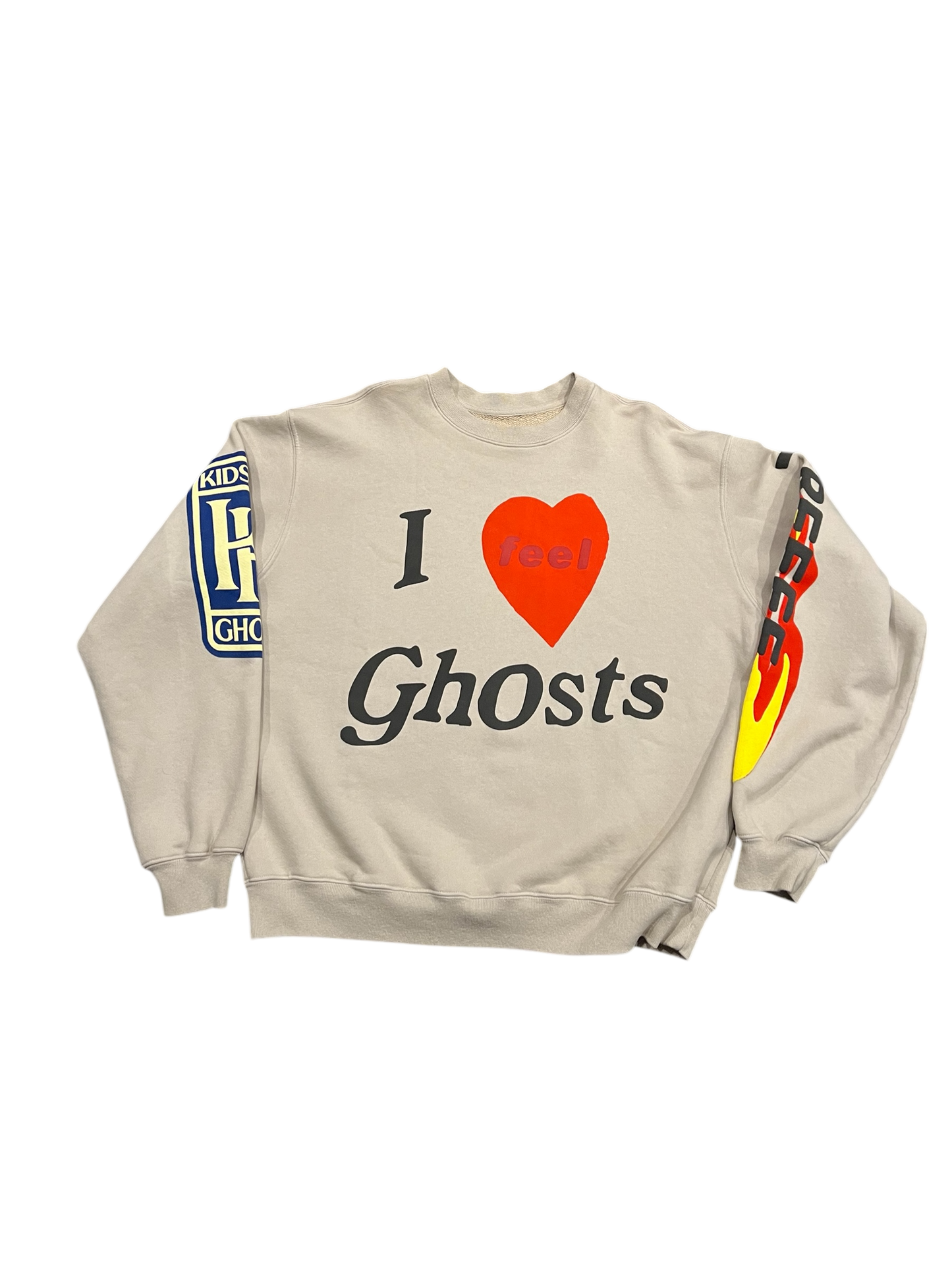 YZY Kids see Ghost Crewneck