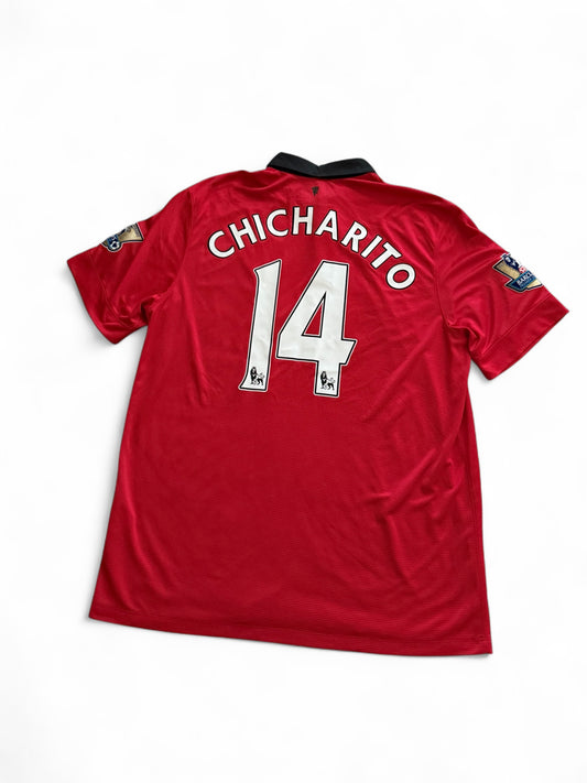 Manchester United 2013/2014 Home Jersey #14 Chicharito