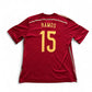 Adidas Spain Home Jersey 2014 World Cup #15 Sergio Ramos