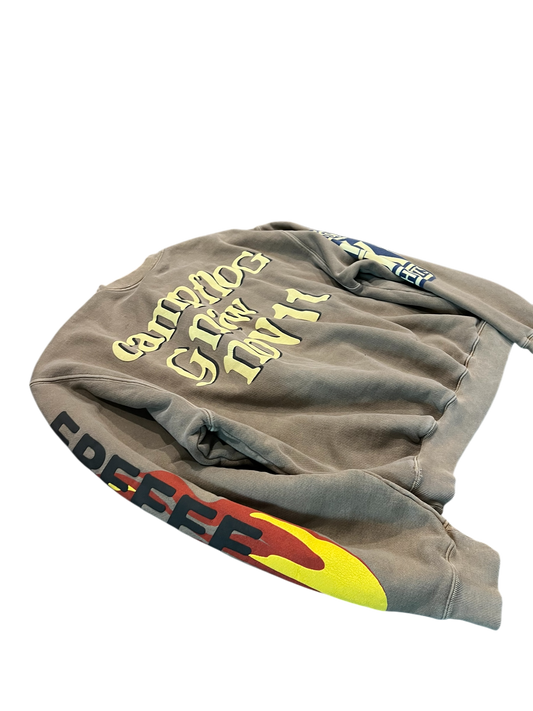 YZY Kids see Ghost Crewneck