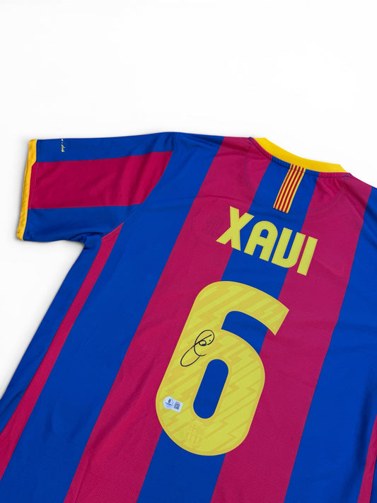 MVPs.com Xavi #6 Signed                  FC Barcelona Jersey