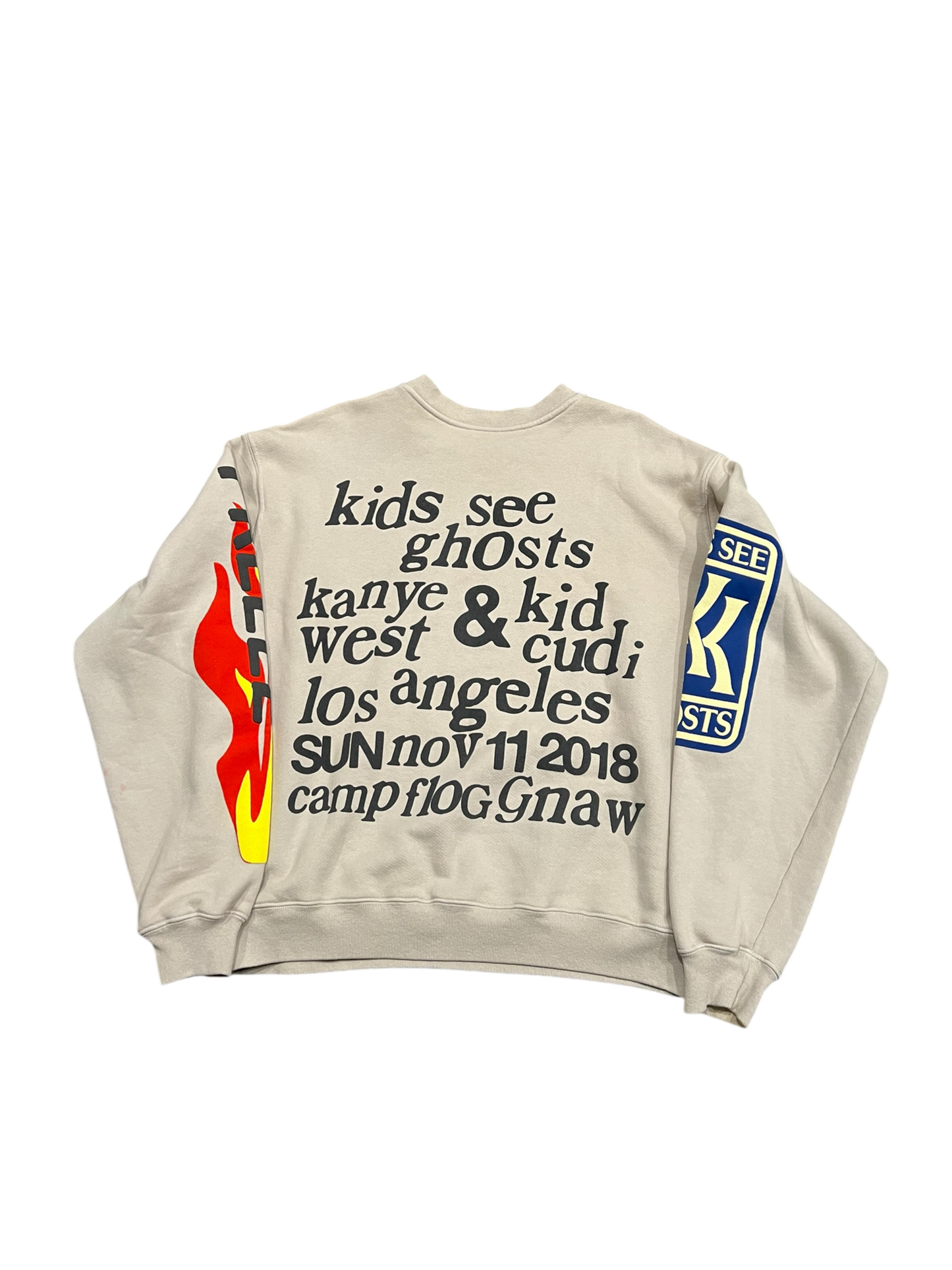 YZY Kids see Ghost Crewneck