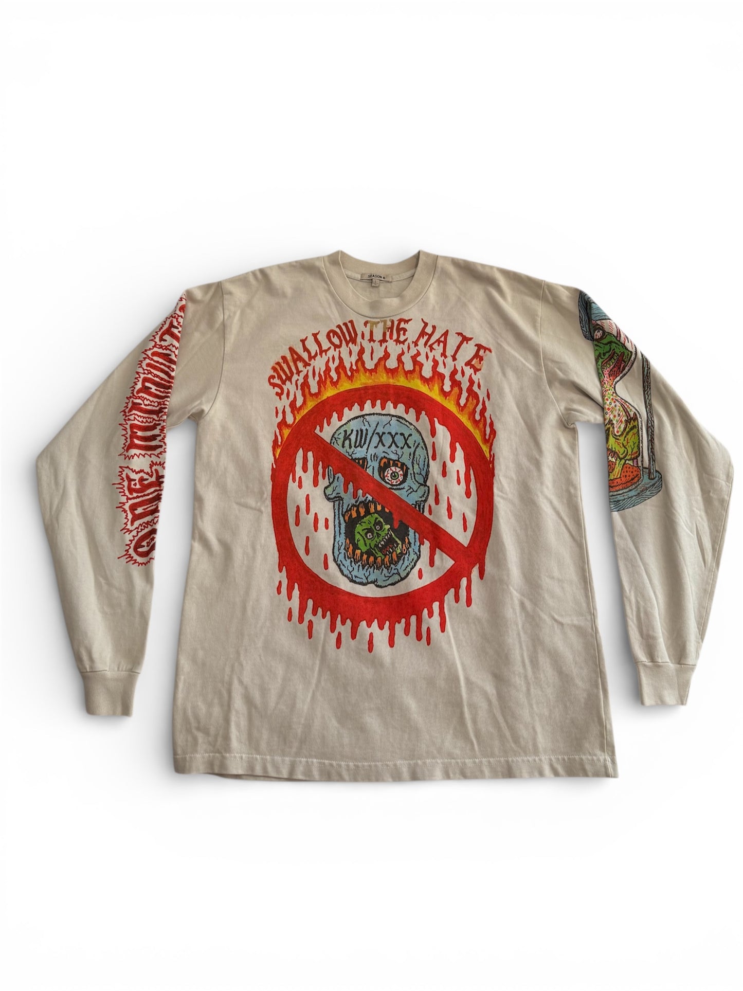 YZY Season 6 XXXTentacion Swallow The Hate Long Sleeve