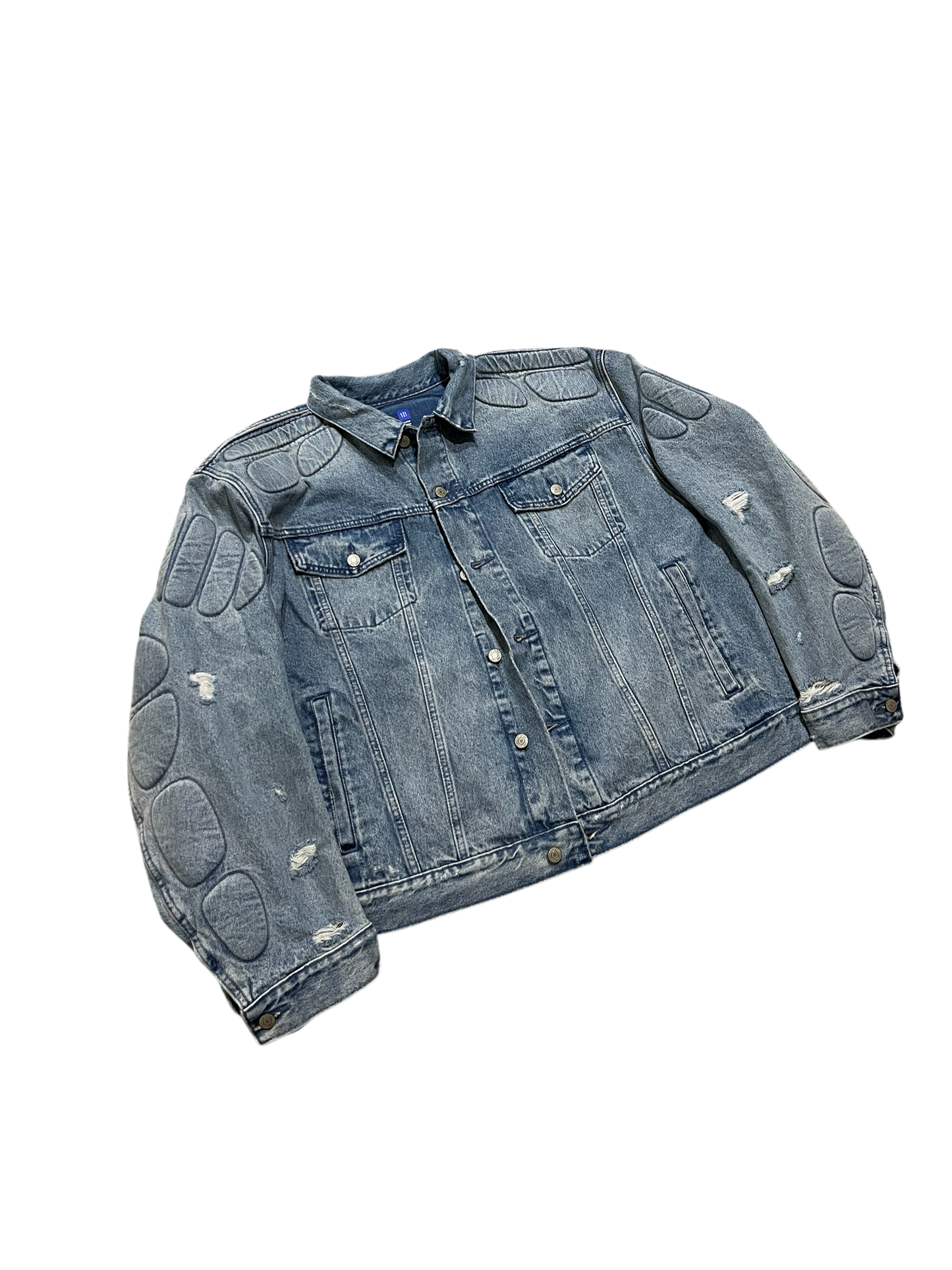 YZY Gap Balenciaga Padded Denim Jacket