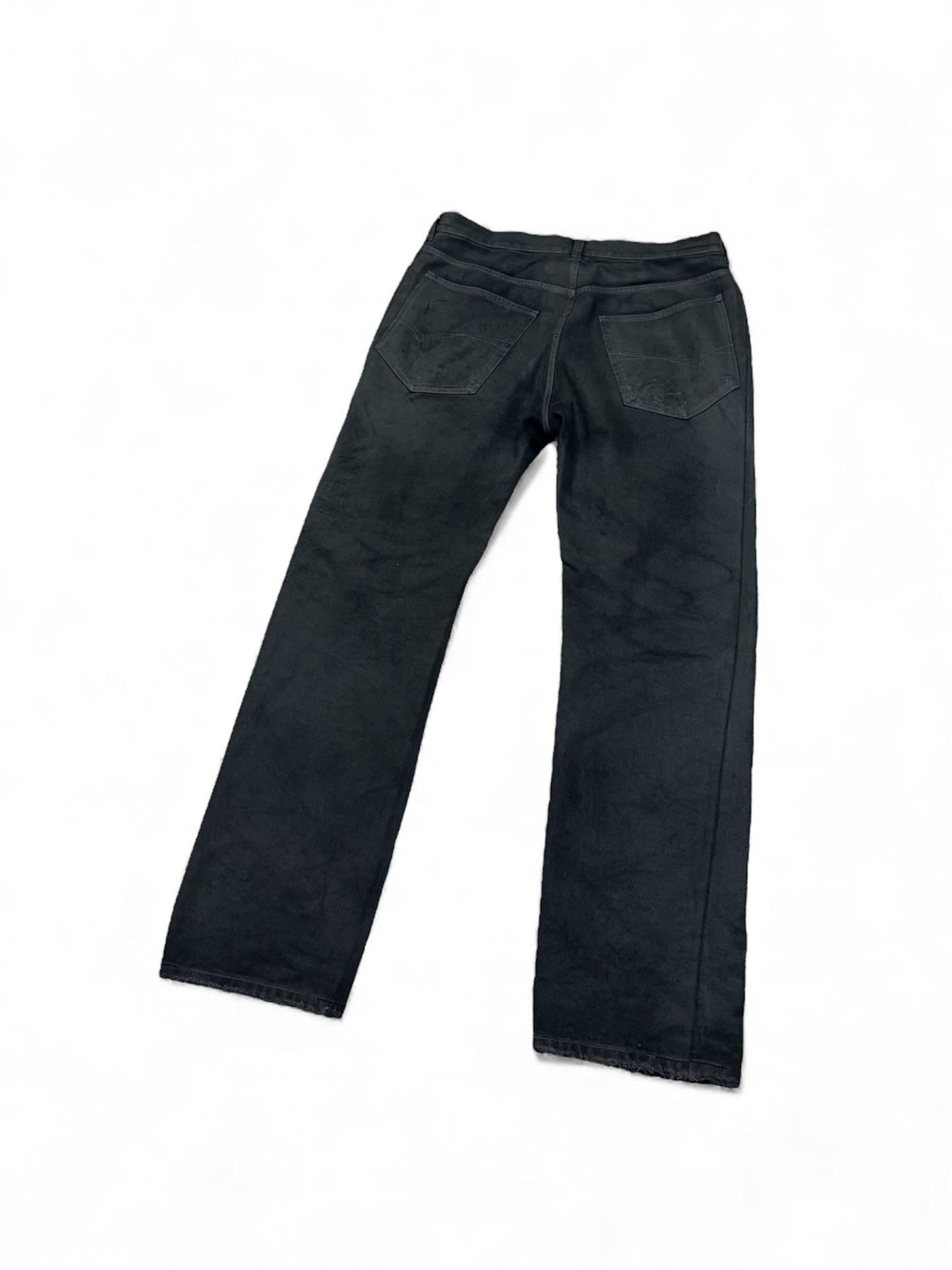 Balenciaga Sample Wax Leather Jeans