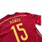 Adidas Spain Home Jersey 2014 World Cup #15 Sergio Ramos