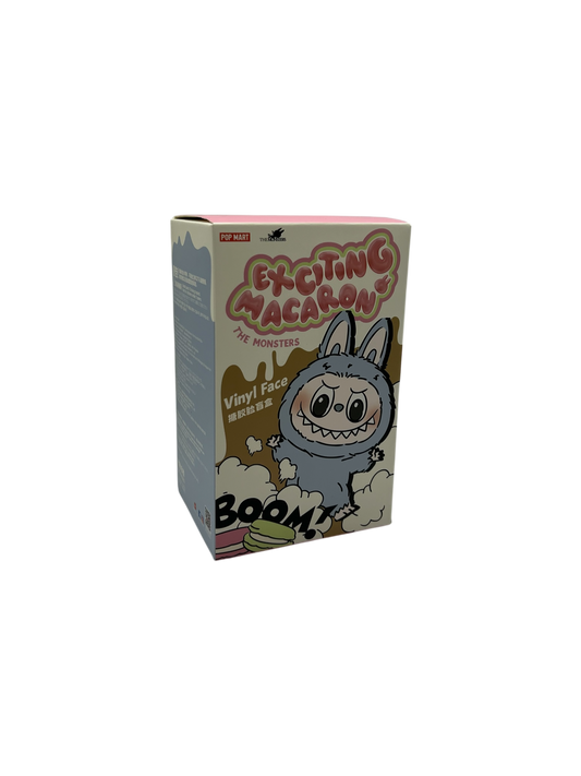 Pop Mart Labubu The Monsters Tasty Macarons Vinyl Plush Pendant Single Blind Box