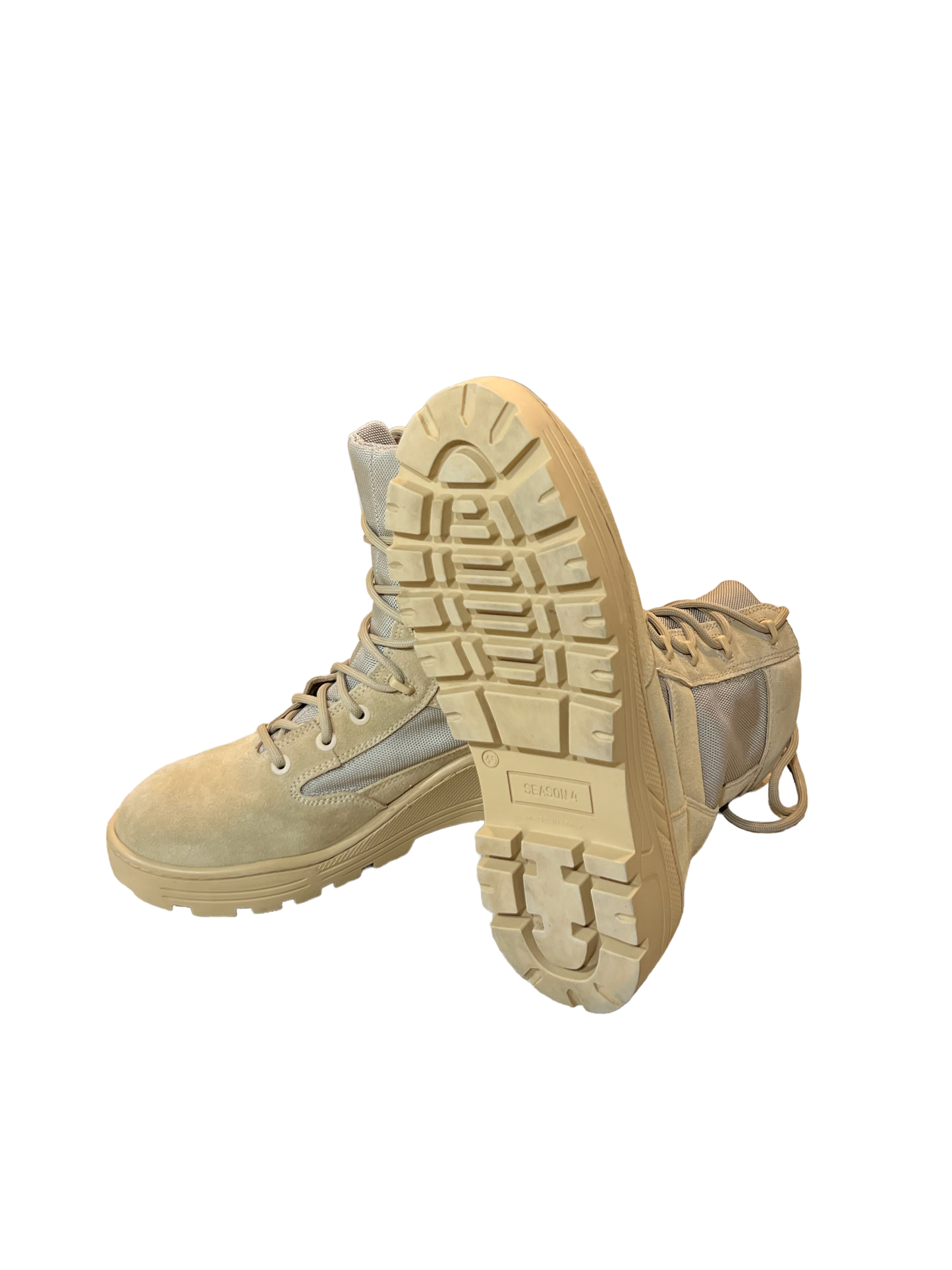 YZY Season 4 Combat Boot Sand