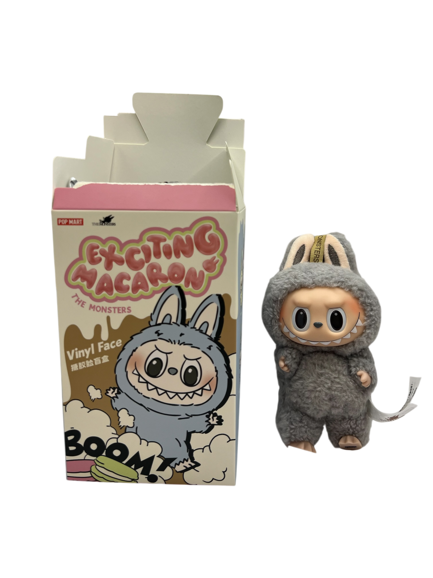 Pop Mart Labubu The Monsters Tasty Macarons Sesame Bean Vinyl Plush