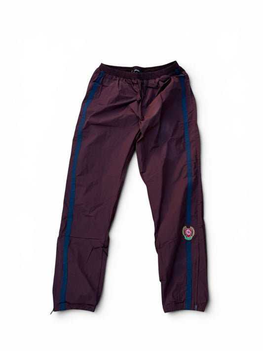 YZY Season 5 Crest Track Pants Oxblood