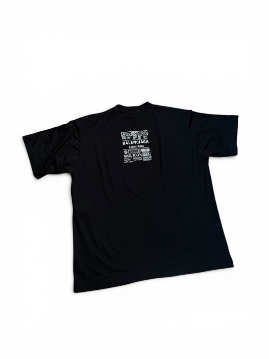 Balenciaga Label Logo Tee