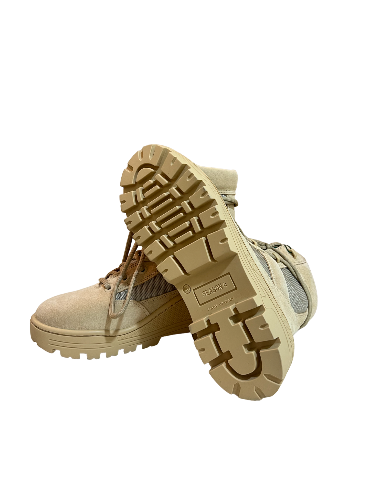 YZY Season 4 Combat Boot Sand