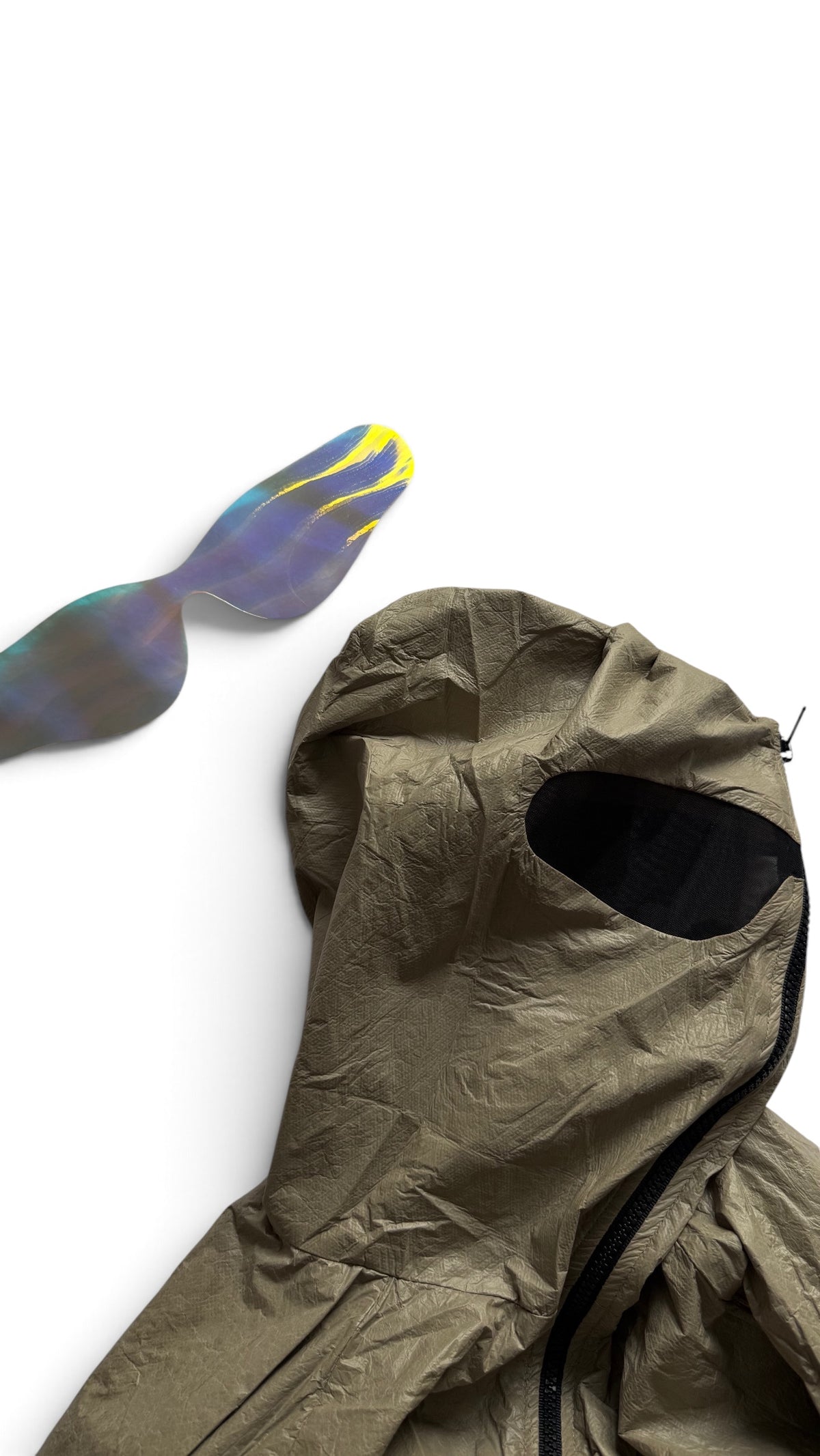 YZY Sample SZN 9 OG Full Zip Mask Windbreaker