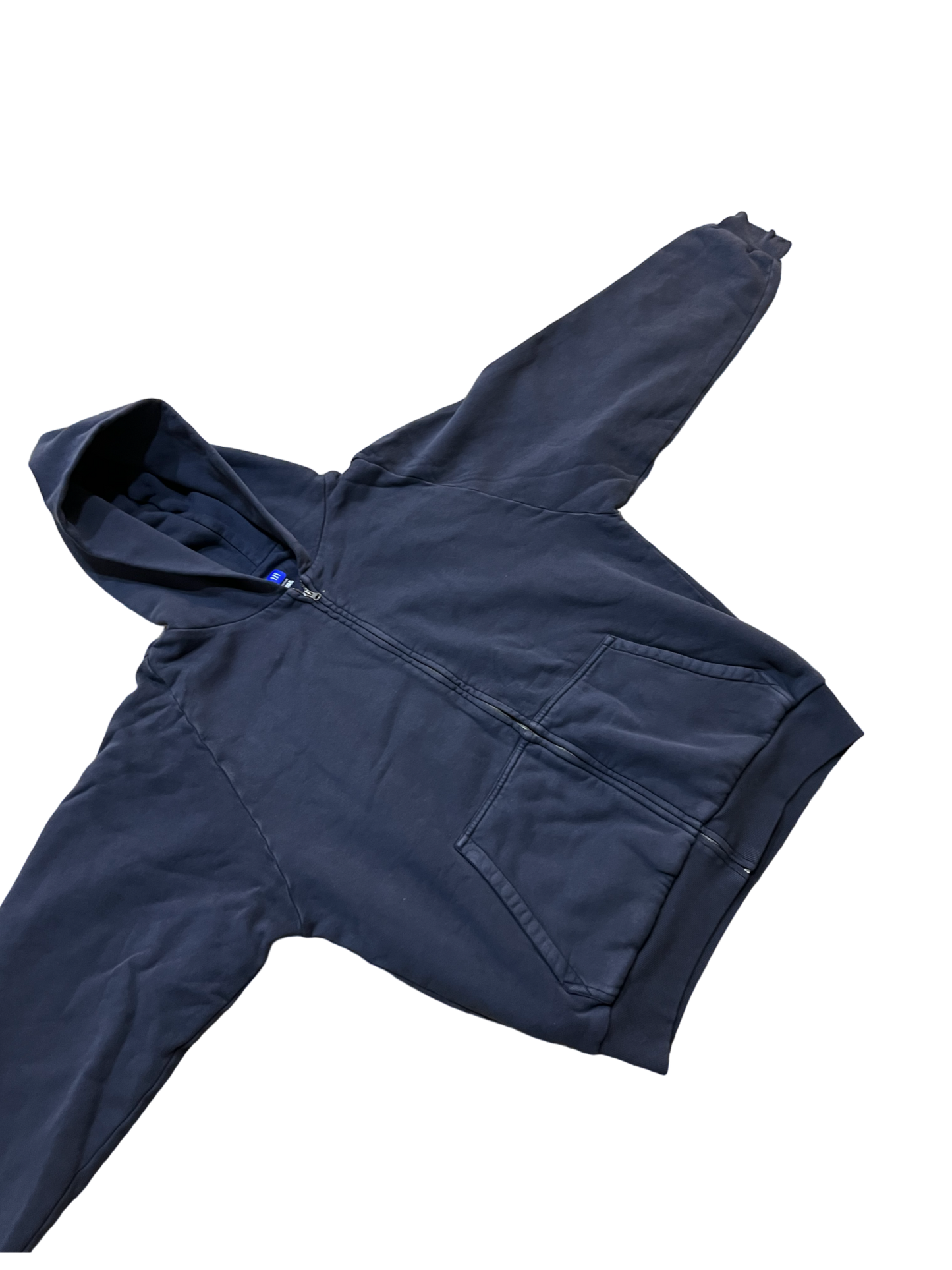 YZY Gap Zip Up Hoodie Navy