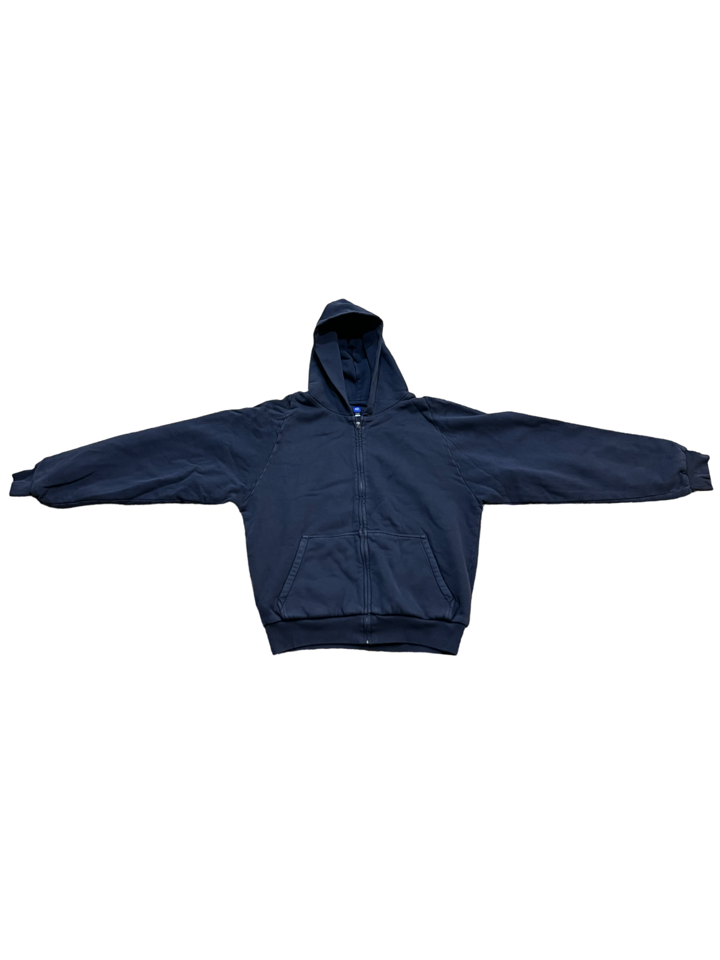 YZY Gap Zip Up Hoodie Navy