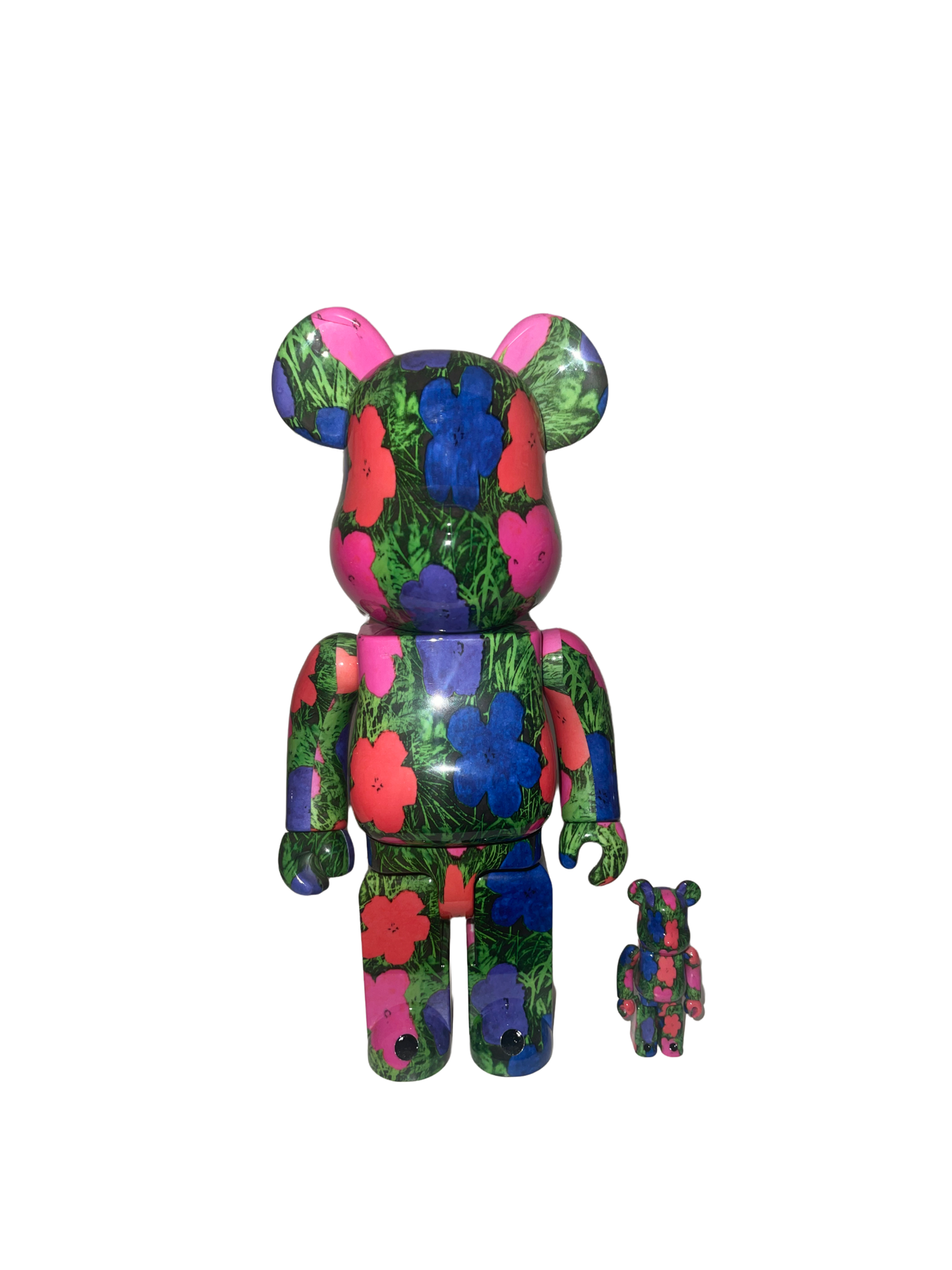 400% Andy Warhol flowers Bear Brick